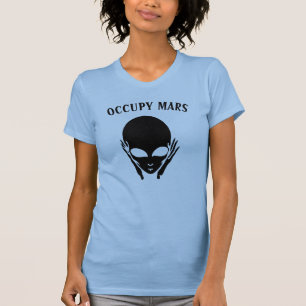 火星Tシャツを占領 Tシャツ