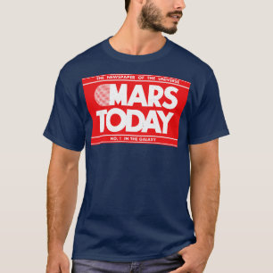 火星TODAY宇宙の新聞 Tシャツ