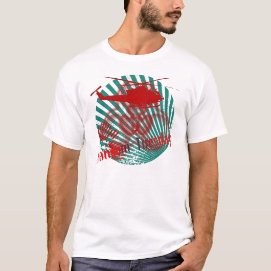 火曜日の任意ヘリコプター Tシャツ (正面)