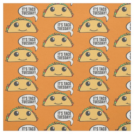 火曜日はタコだ ファブリック (見本)