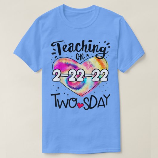 火曜日2月22日22222先生Ti Tシャツ (デザイン正面)