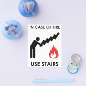 火気の場合は階段を使用 チラシ (シングル)