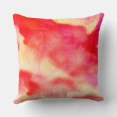 火気水色レトロデザイン装飾用クッション クッション (裏面)