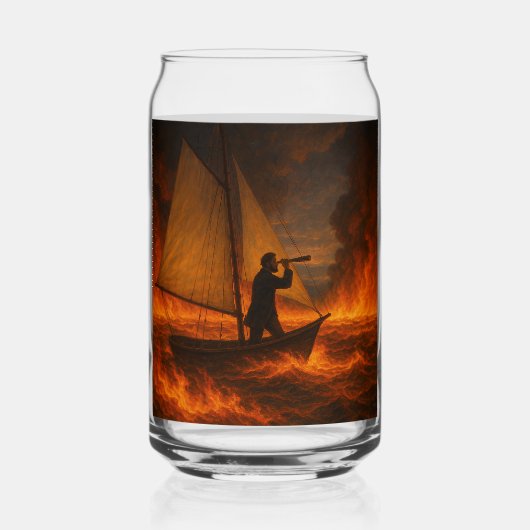 火水 ガラス缶 (正面)