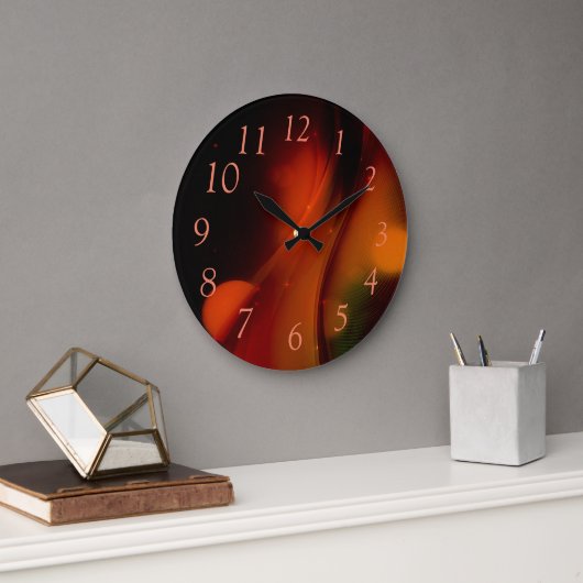 火波 スクエア壁時計 (オフィス)