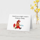 火消し屋救済のロウソクお誕生日ケーキ カード (黄色い花)