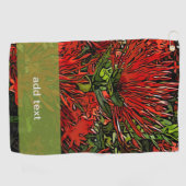 火消し植物 ゴルフタオル