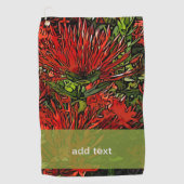 火消し植物 ゴルフタオル (正面)