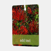 火消し植物 メタルオーナメント (正面左)