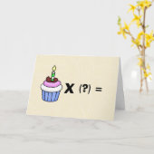 火災おもしろい危カスタマイズ険年齢誕生日カード カード (黄色い花)