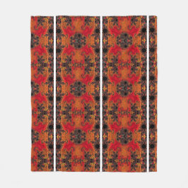 火災と美しいフリースブランケット フリースブランケット