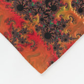 火災と美しいフリースブランケット フリースブランケット (角)