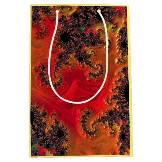 火災と美しい抱き枕 ミディアムペーパーバッグ (正面)