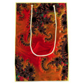 火災と美しい抱き枕 ミディアムペーパーバッグ (裏面)