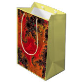 火災と美しい抱き枕 ミディアムペーパーバッグ (裏面アングル)