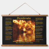 火災に見舞われている南極海 吊り下げ型タペストリー (正面)