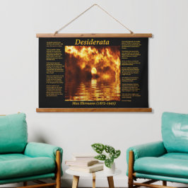 火災に見舞われている南極海 吊り下げ型タペストリー