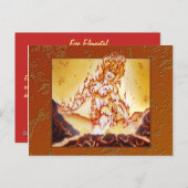 火災エレメント ポストカード (正面/裏面)