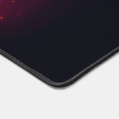 火災キツネ，目を引くネオン動物 デスクマット (コーナー)