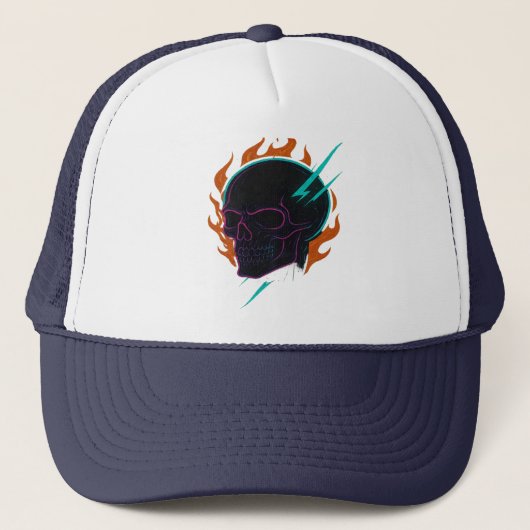 火災スカル キャップ (正面)