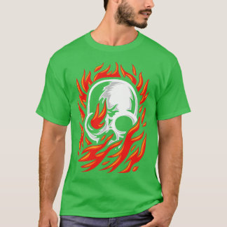 火災スカル Tシャツ