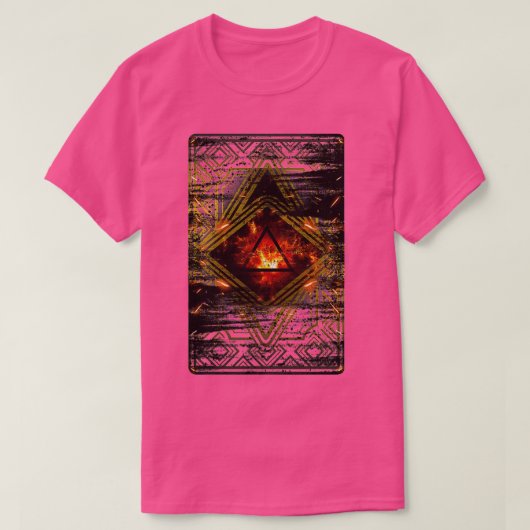 火災タロット Tシャツ (デザイン正面)