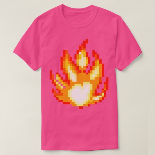 火災デザイン Tシャツ (デザイン正面)