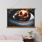 「火災ビジョン」 吊り下げ型タペストリー (寝室)