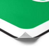 火災出口標識 ポスター (角)