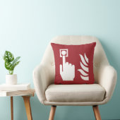 火災報知ボタンの安全標識 クッション (椅子)