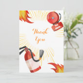 火災報知誕生日サンキューカード 招待状 (スタンド正面)