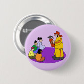 火災安全ボタン 缶バッジ (正面&裏面)