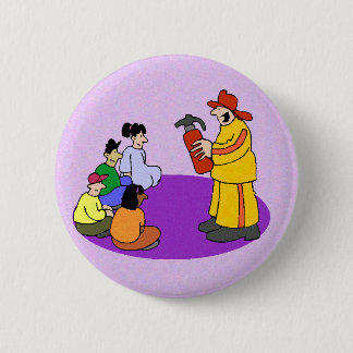 火災安全ボタン 缶バッジ