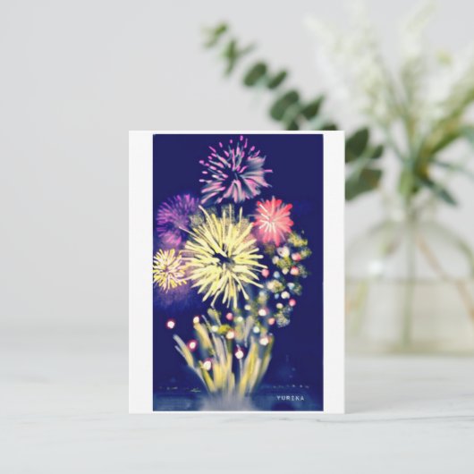 火災工事 ポストカード (スタンド正面)