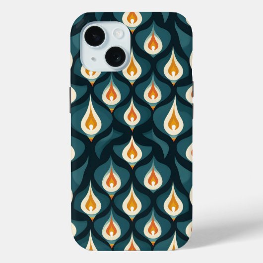 火災抽象芸術パターン Case-Mate iPhoneケース (裏面)