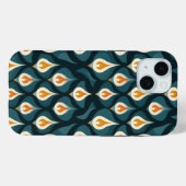 火災抽象芸術パターン Case-Mate iPhoneケース (裏面 (横))