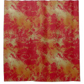 火災抽象芸術 シャワーカーテン (正面)