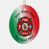 火災救助カスタム セラミックオーナメント (右)