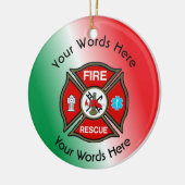 火災救助カスタム セラミックオーナメント (左)