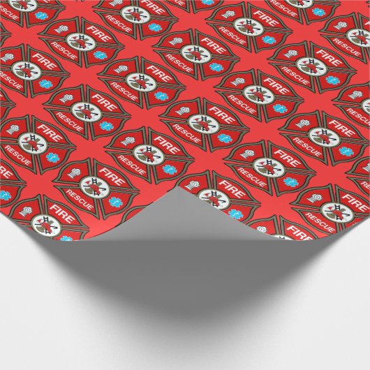 火災救助マルチーズクロスラッピング紙 ラッピングペーパー (角)