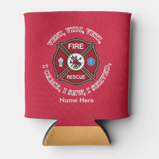 火災救助マルチーズクロスVVカスタムクーラーボックス 缶クーラー (正面)