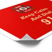 火災救急ダイヤル911ポスター ポスター (角)