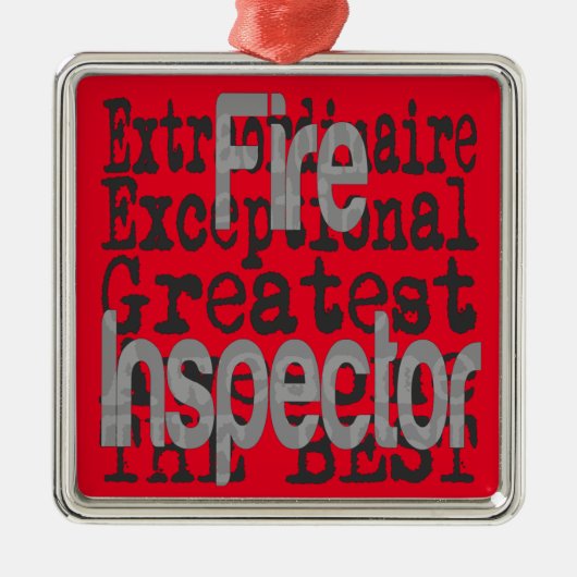 火災検査官 メタルオーナメント (正面)