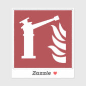 火災監視安全標識 シール (シート)