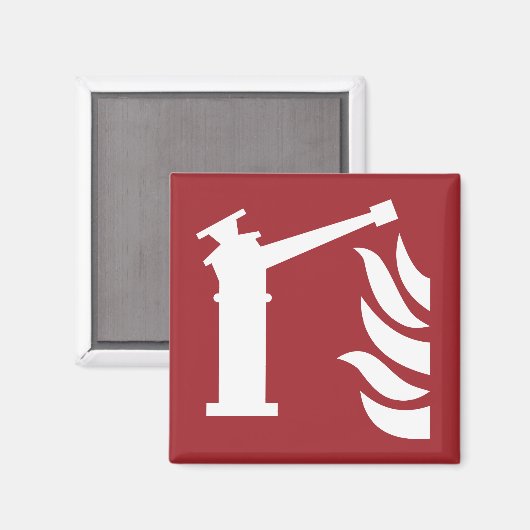 火災監視安全標識 マグネット (正面/裏面)