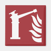 火災監視安全標識 マグネット (正面)