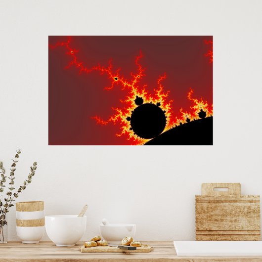 火災稲妻 ポスター (キッチン)