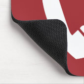 火災緊急電話の安全標識 マウスパッド (コーナー)