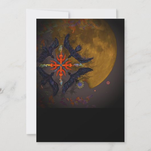 火災要素デジタル超現実的 シーズンカード (正面)