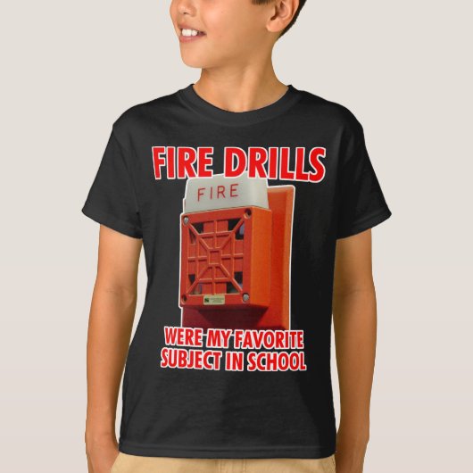 火災訓練 Tシャツ (正面)